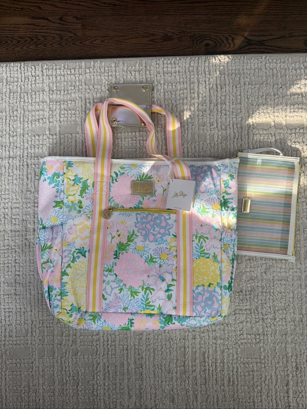 Lilly Pulitzer Insulated Cooler Bag- Lilly Garden Home Pattern - NWT